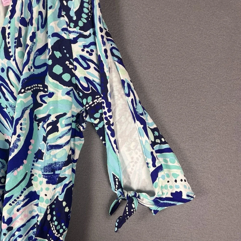 LILLY PULITZER BRYCE ROMPER CRASH THE BASH PRINT XS